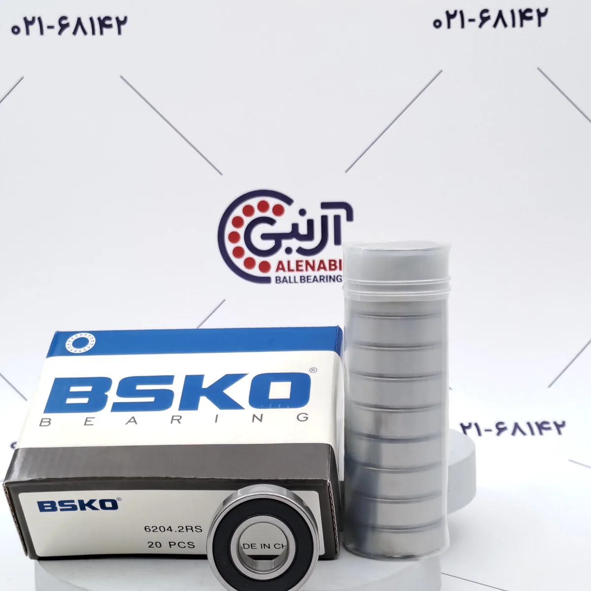 بلبرینگ 6204 2RS برند BSKO