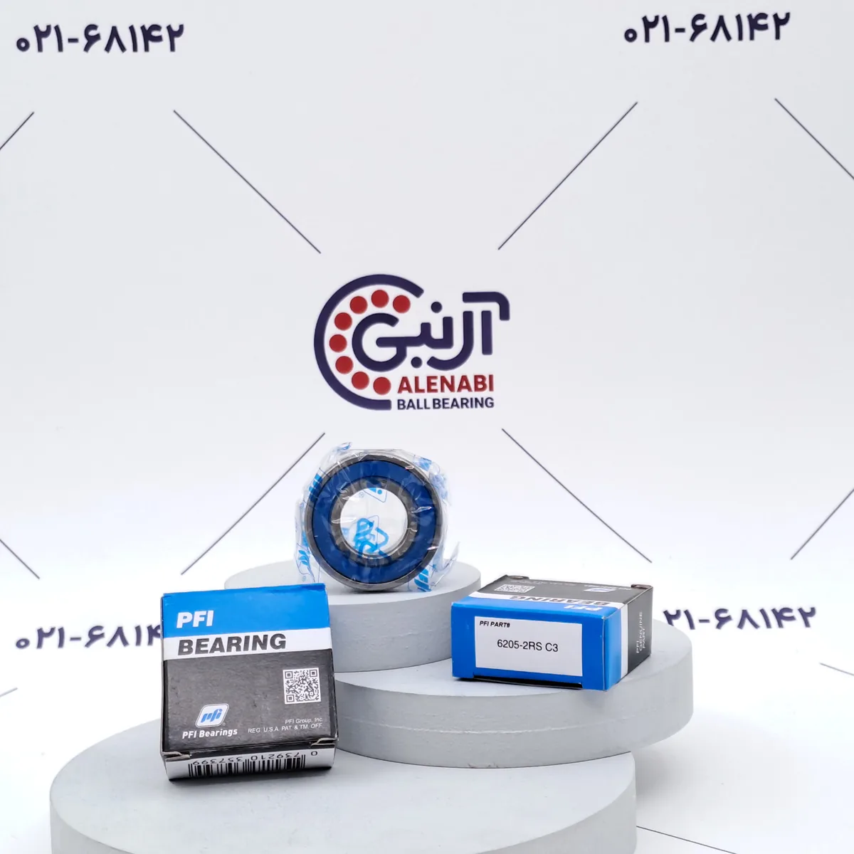 بلبرینگ 6205 2RS/C3 برند PFI-USA