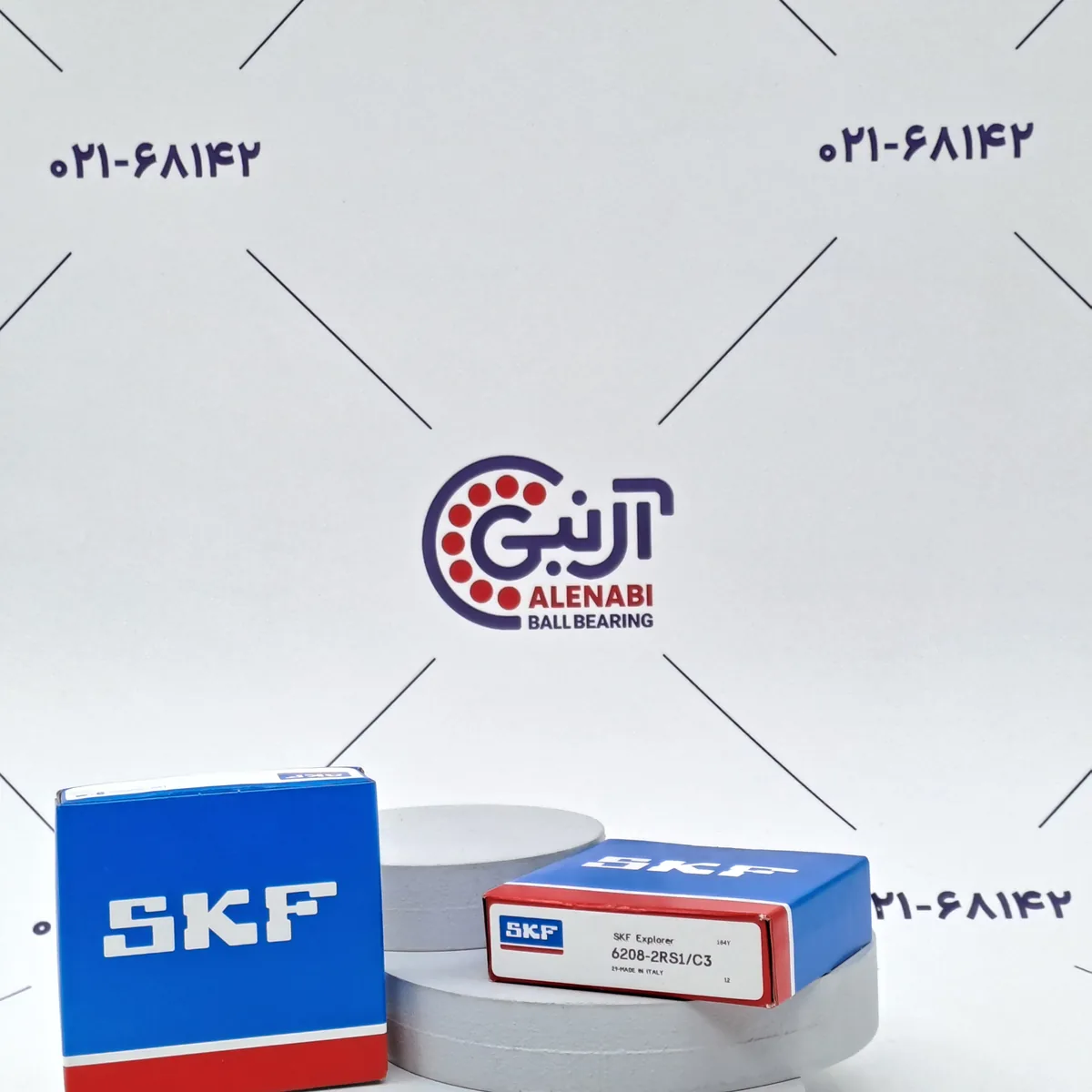 بلبرینگ 6208 2RS/C3 برند SKF