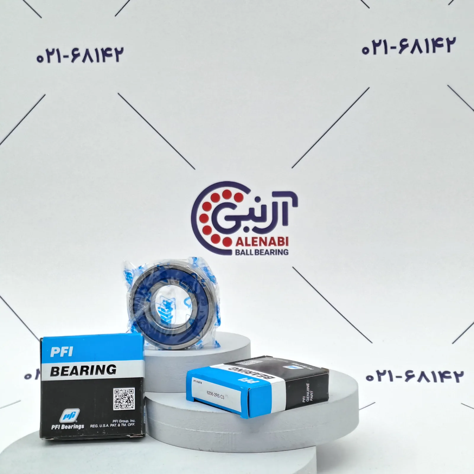 بلبرینگ 6206 2RS/C3 PFI-USA